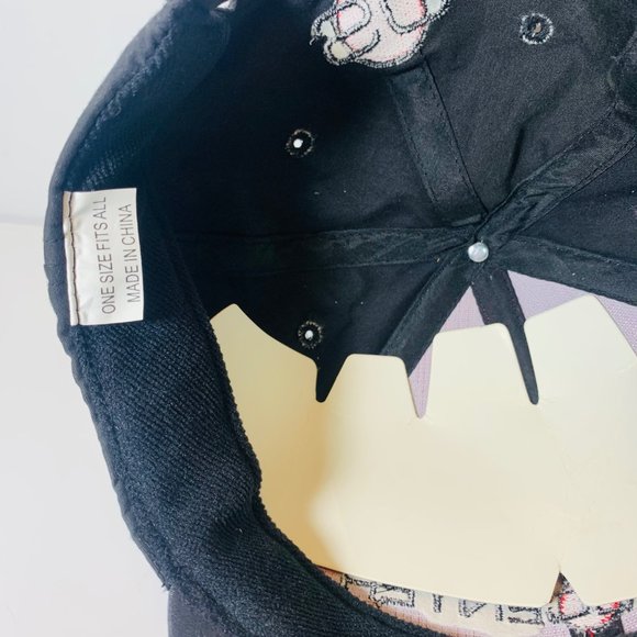 Sports Center Dad Hat Red Black Ball Cap Adjustable Slide Strap Logo Gift - Picture 8 of 9